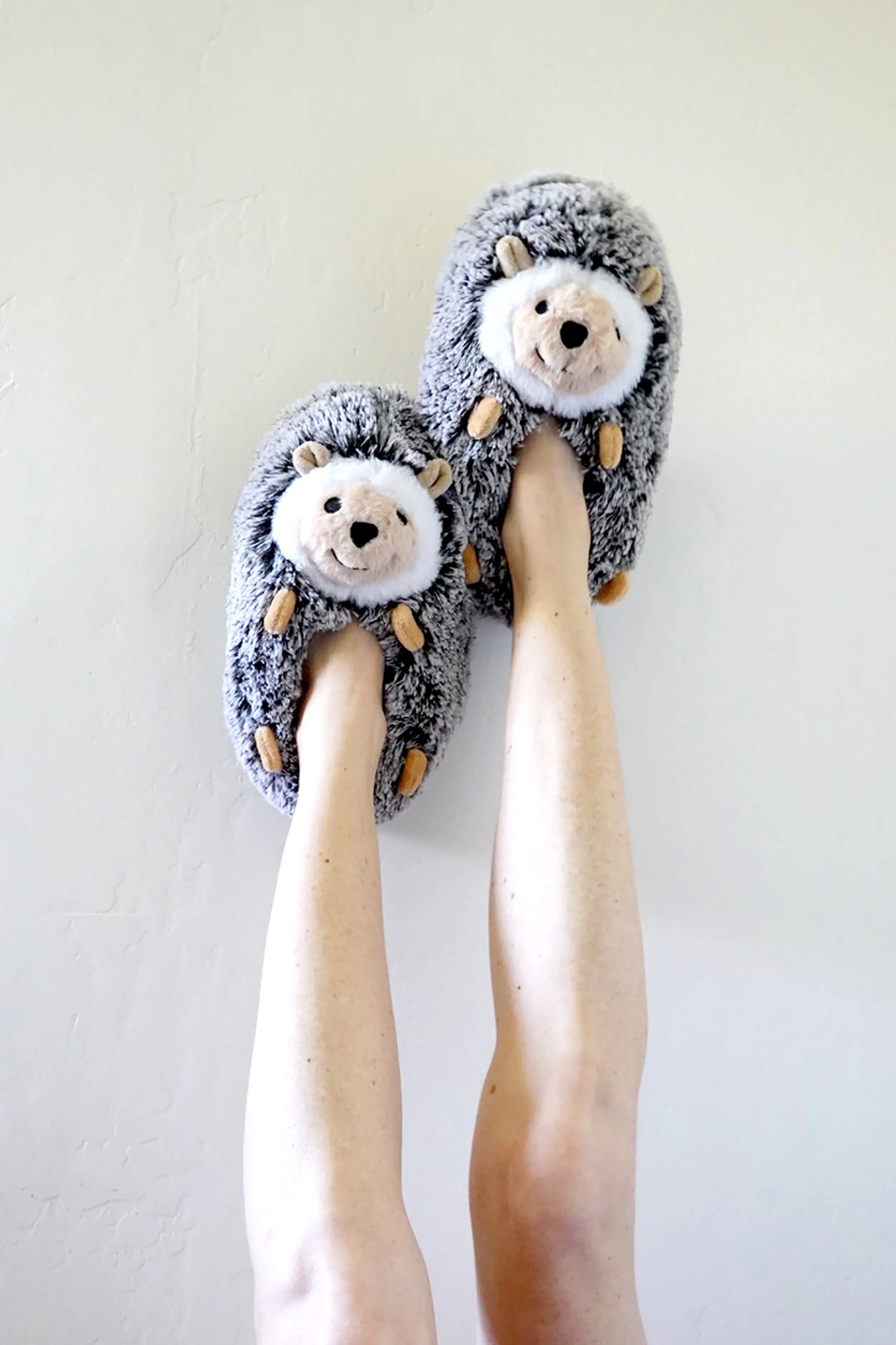 Hedge Hugs Fuzzy Slippers