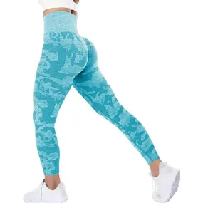 High Waist Seamless Camo Yoga Pants