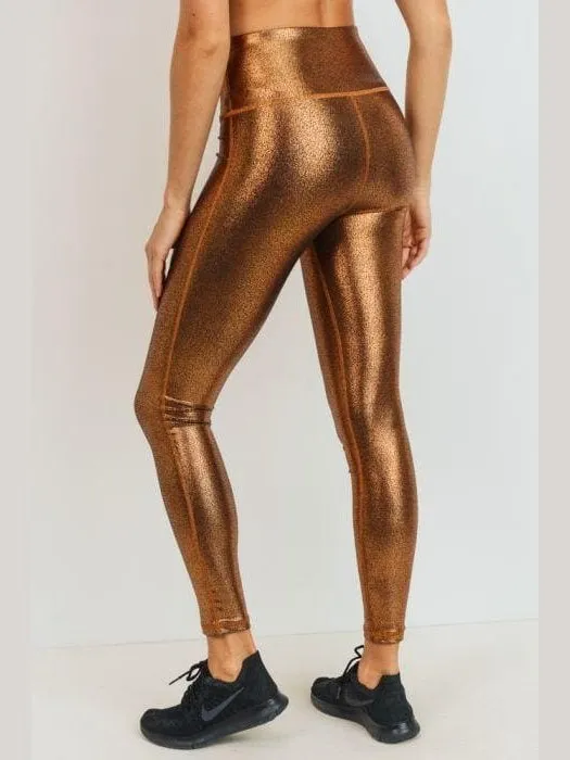 Highwaist Foil Leggings