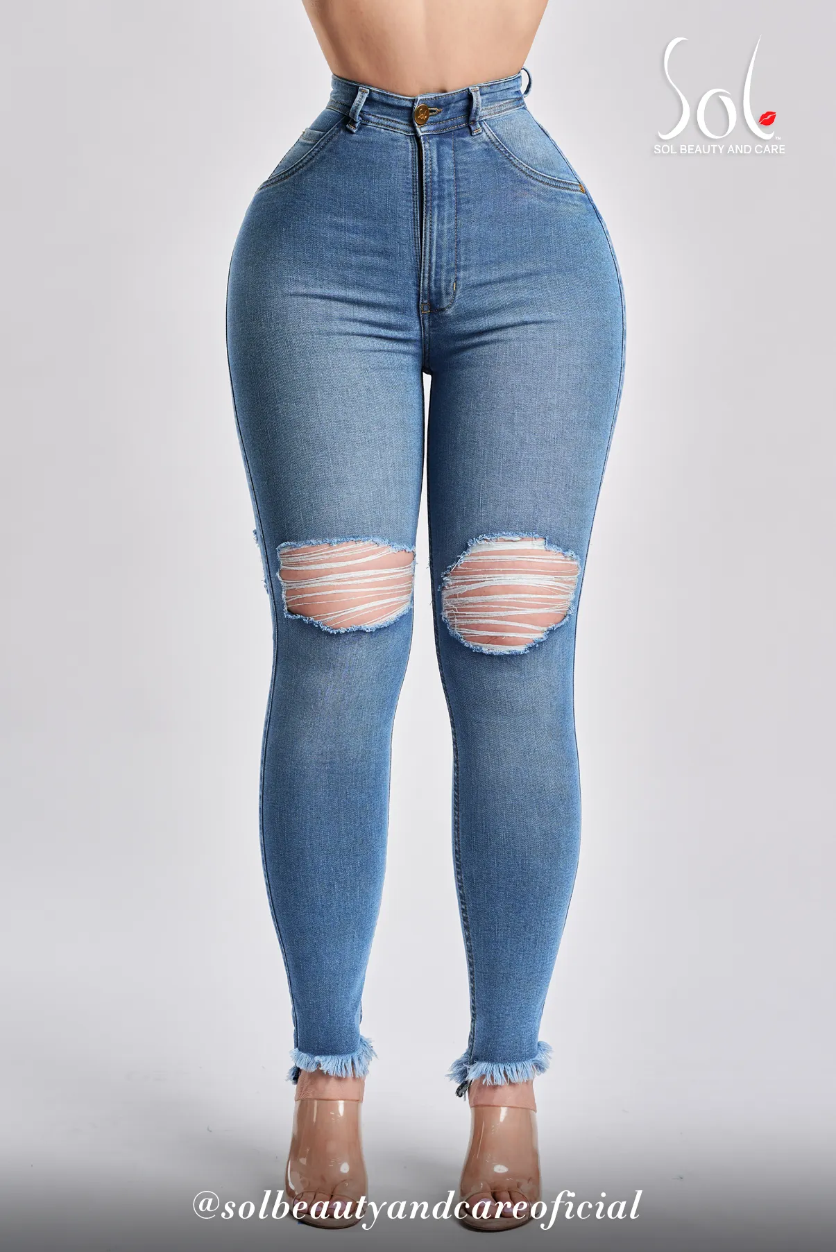 Jeans Capri Blue