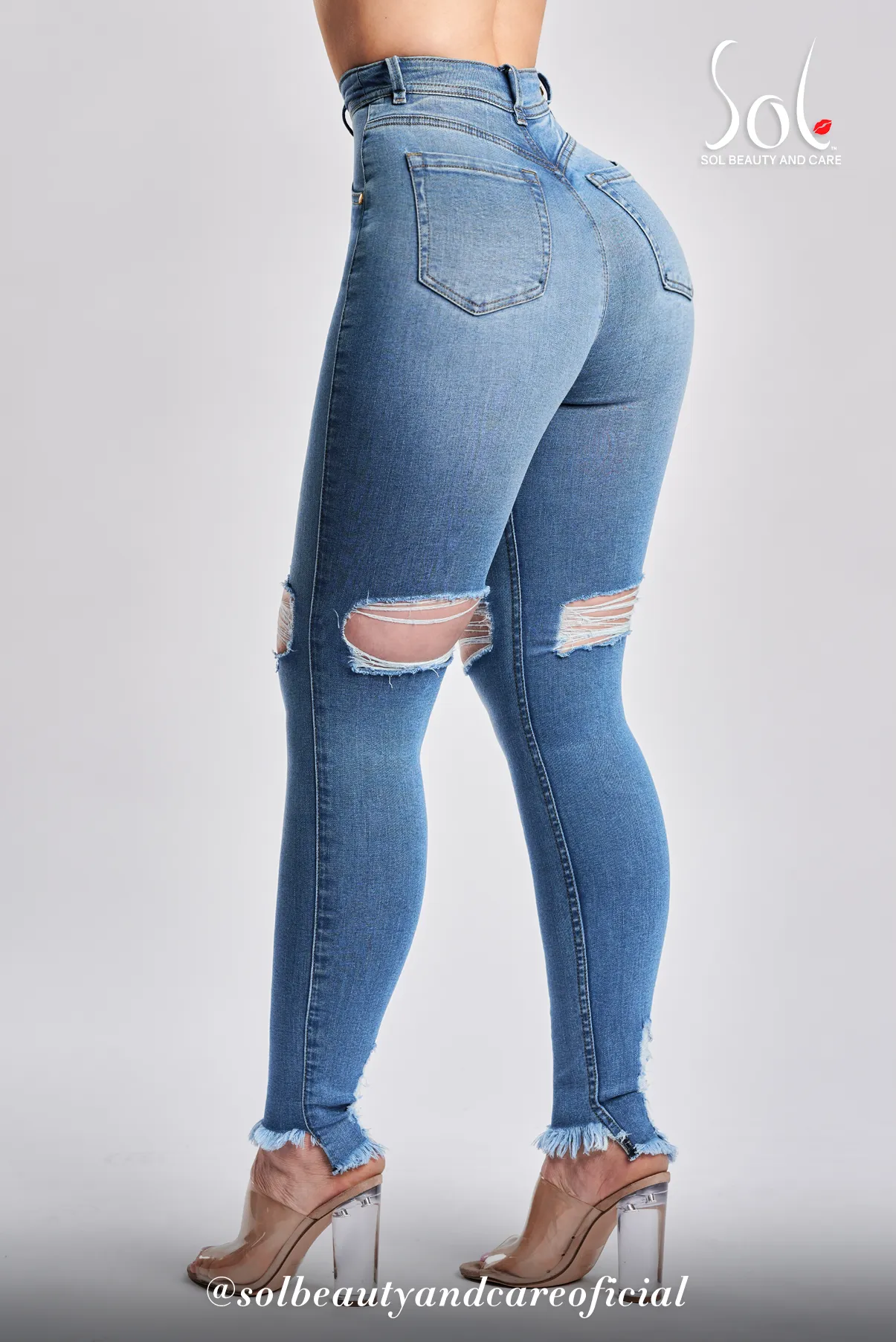 Jeans Capri Blue