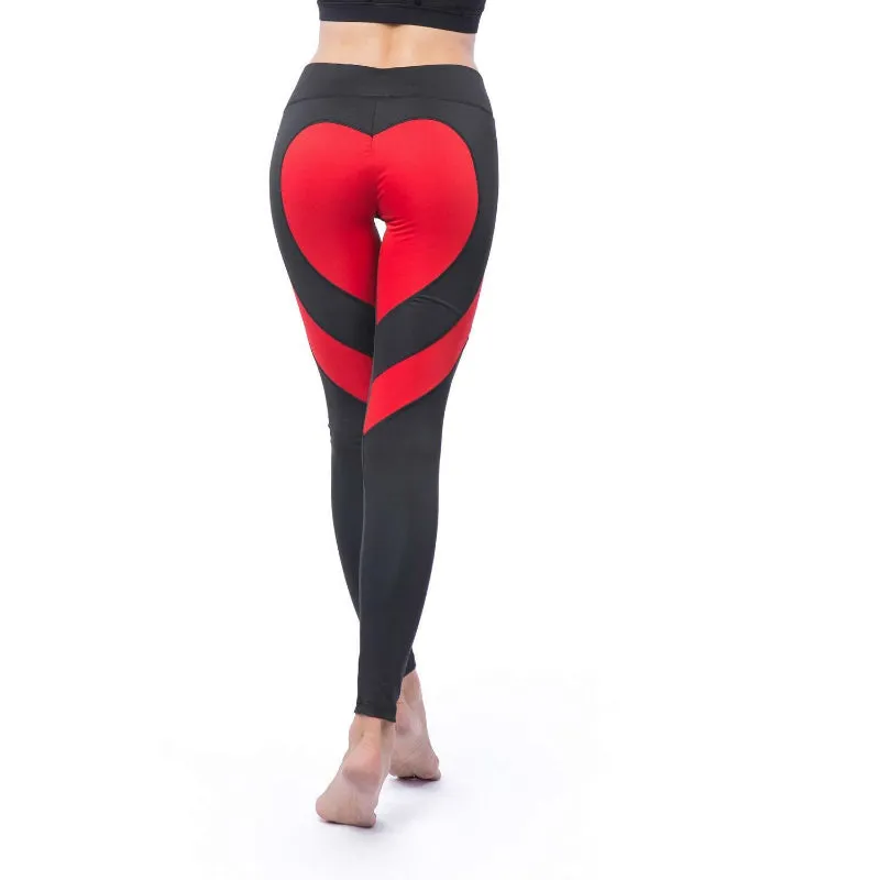 Julianna Heart Shape Gym Leggings