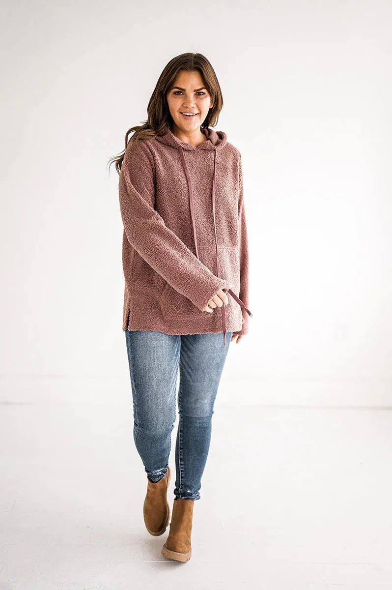 Kendra Sherpa Pullover Hoodie