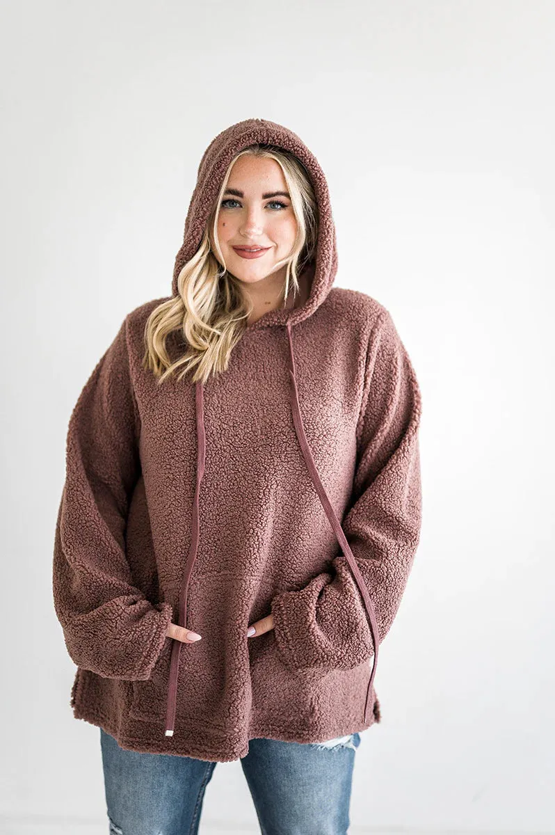 Kendra Sherpa Pullover Hoodie