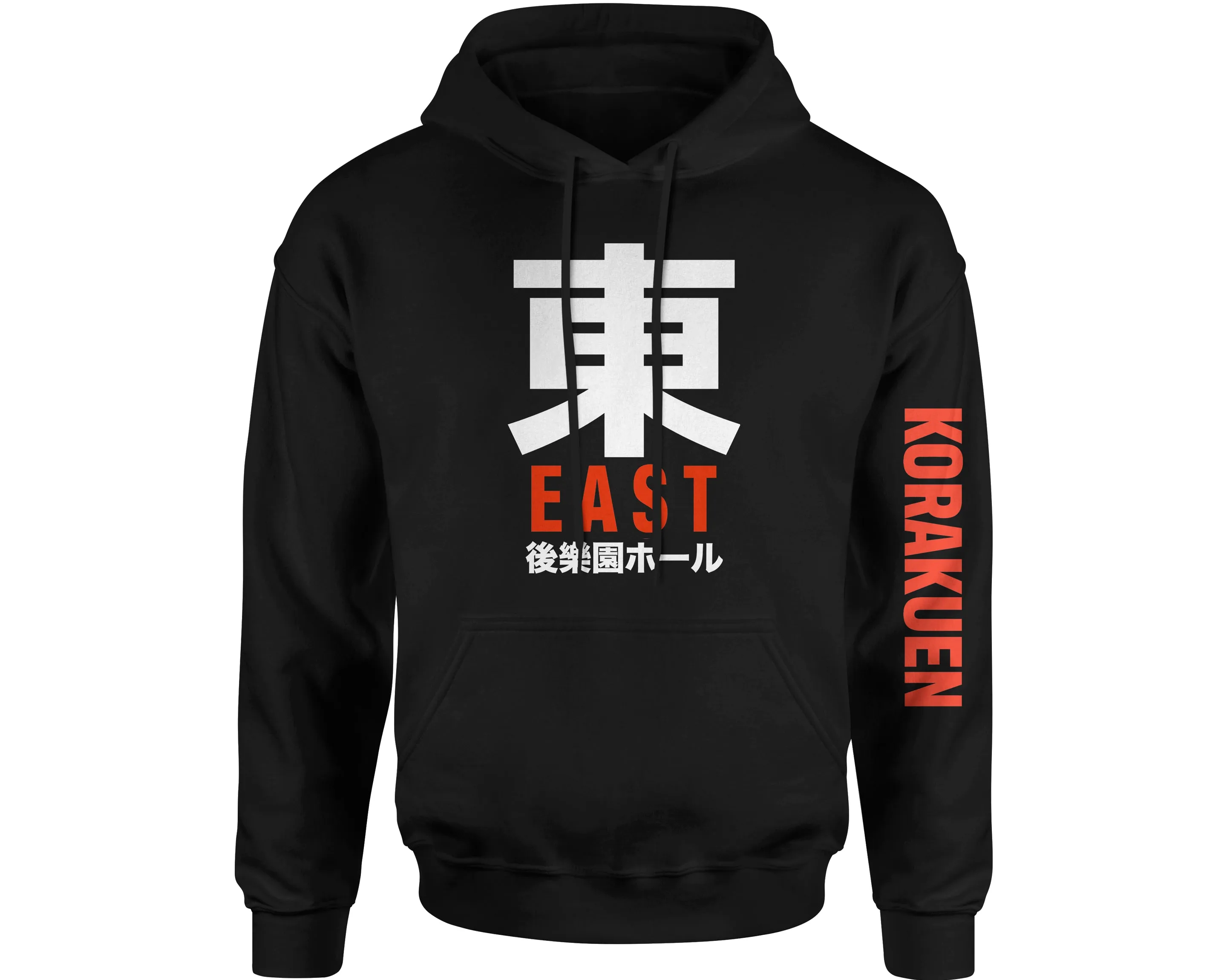 KORAKUEN EAST BLACK PULLOVER HOODIE