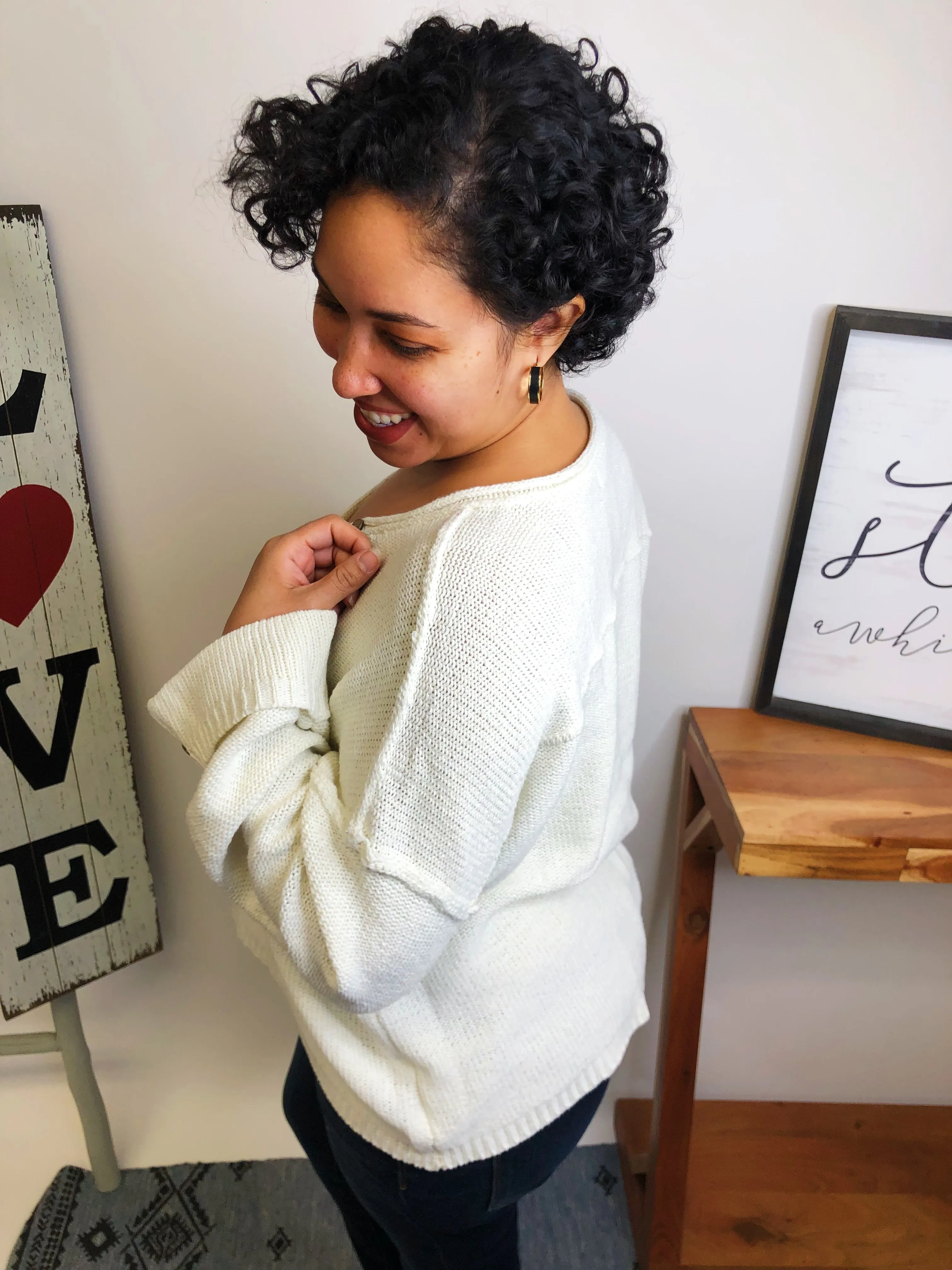 #L622 To Be Loved Sweater (Oatmeal)