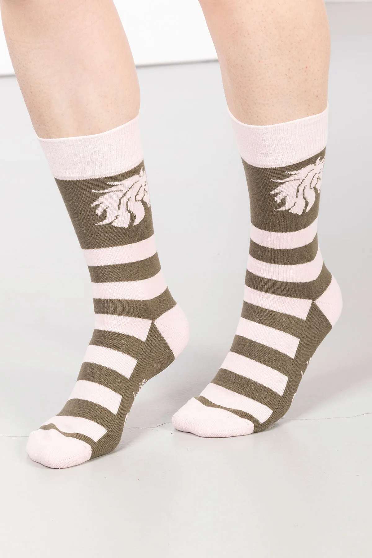 Ladies Horses Head Ankle Socks