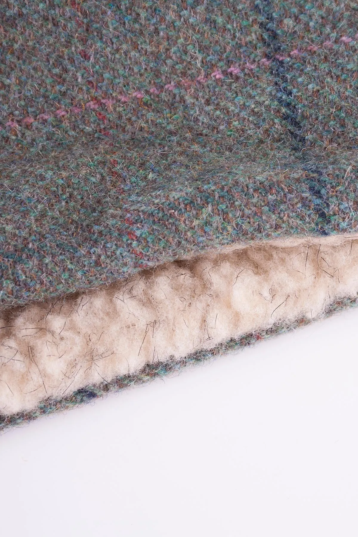 Ladies Sherpa Lined Tweed Headband