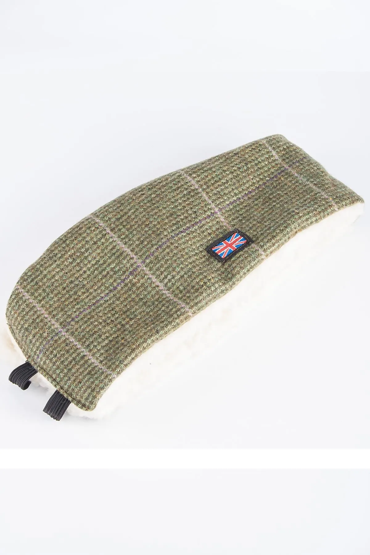 Ladies Sherpa Lined Tweed Headband