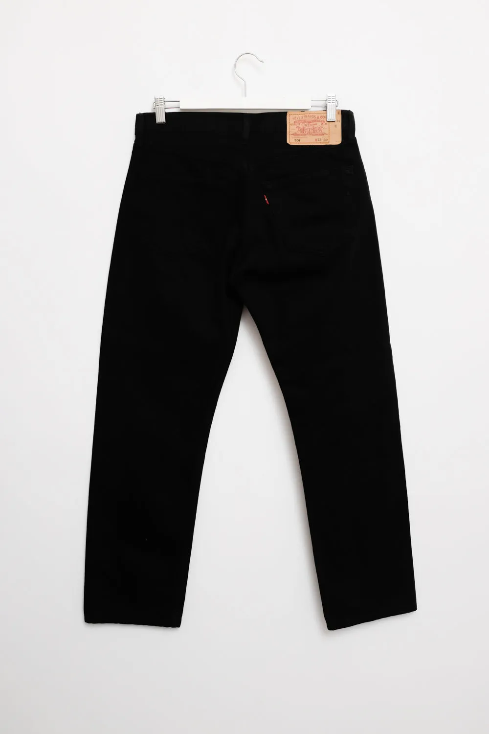 LEVIS 501 BLACK VINTAGE DENIM W32 WIDE LEG