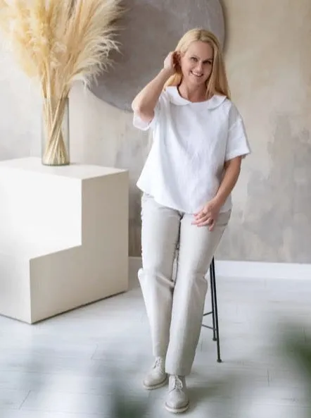 Linen Trousers Marta Natural