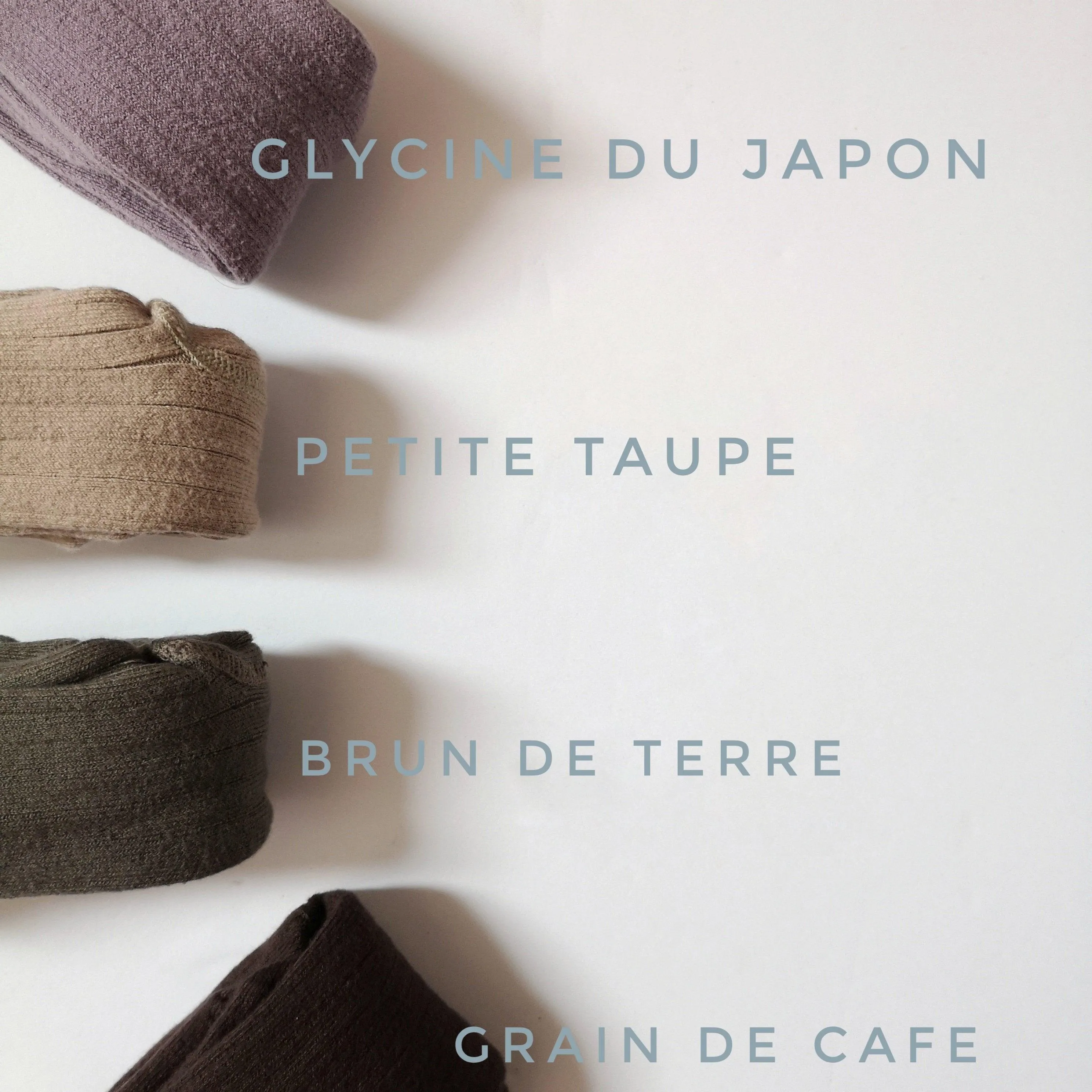 Louise ribbed tights-Glycine du Japon