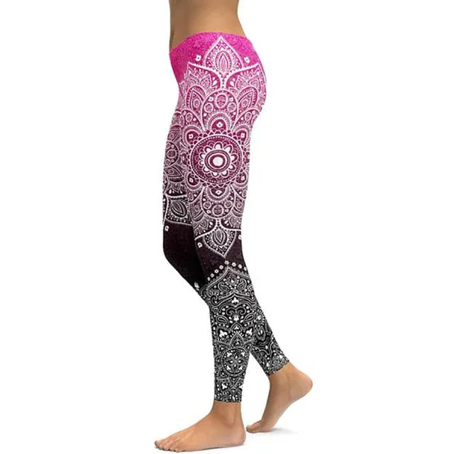 Mandala Fitness Yoga Pants