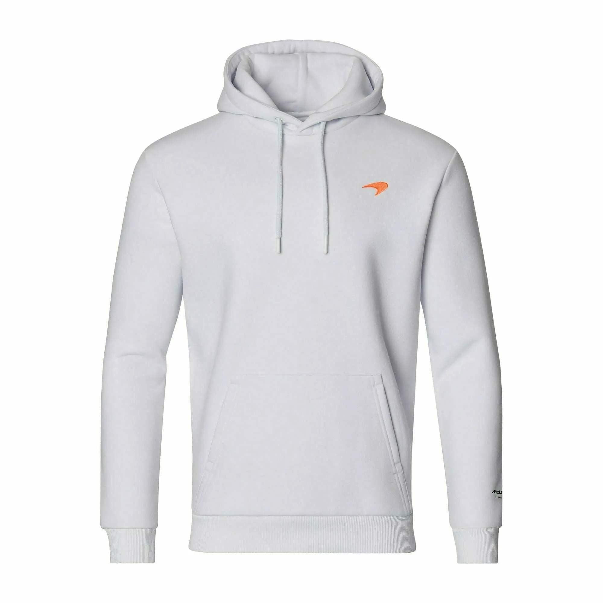 McLaren F1 Men's Small Speedmark Logo Neon Hoodie -Black/White/Nectarine/Storm Gray