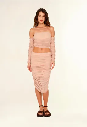 Medusa skirt - Nude