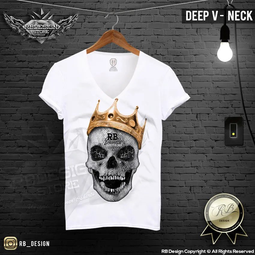 Men's Diamond Skull T-shirt The Last King RB Design Tank Top MD437