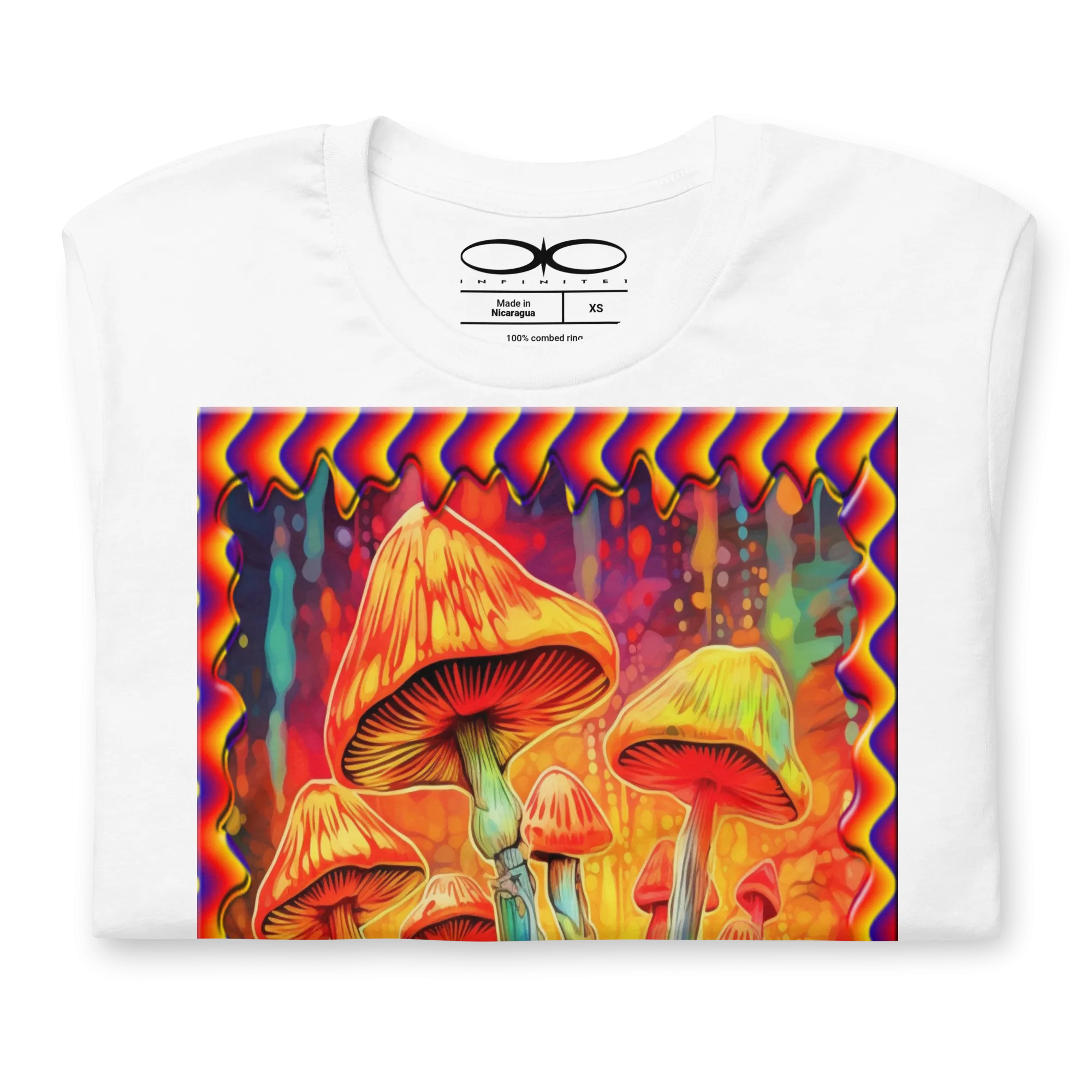 Men's Magic Mushroom Patch Graphic T-Shirt