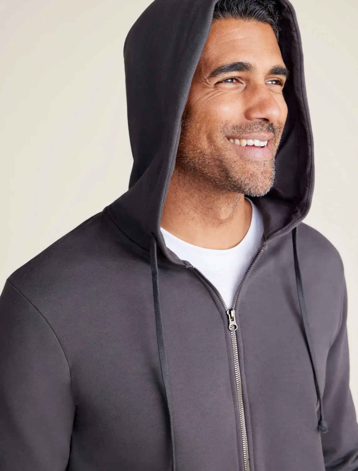 Men's Pima Cotton Fleece Zip Up