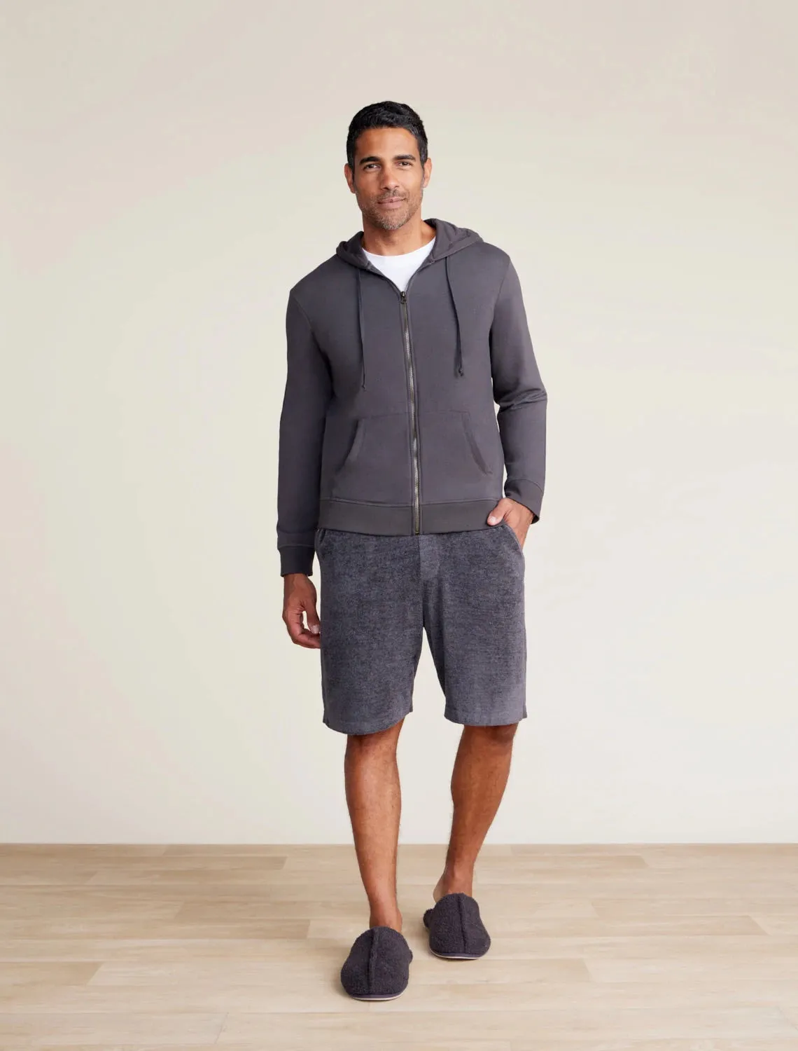 Men's Pima Cotton Fleece Zip Up