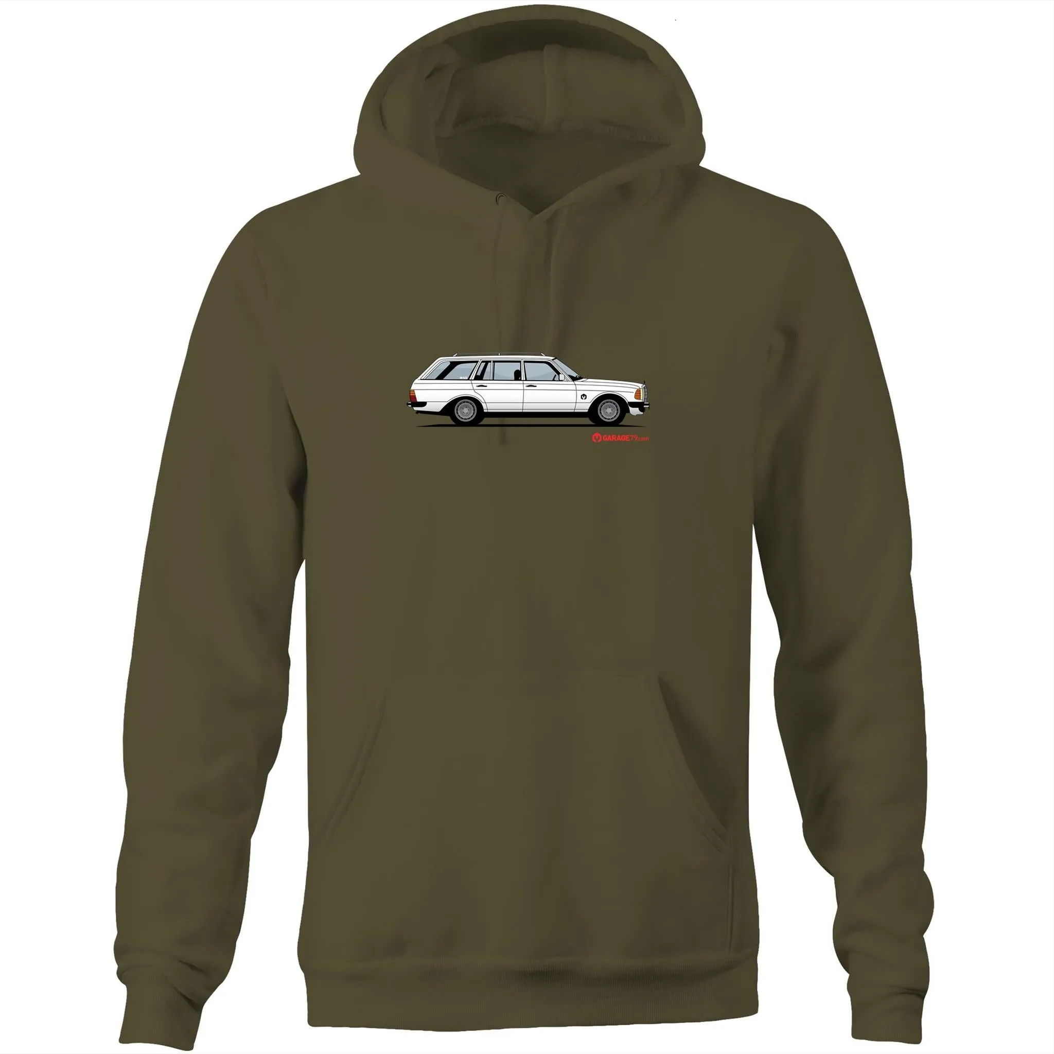 Mercedes Wagon Pocket Hoodie Sweatshirt