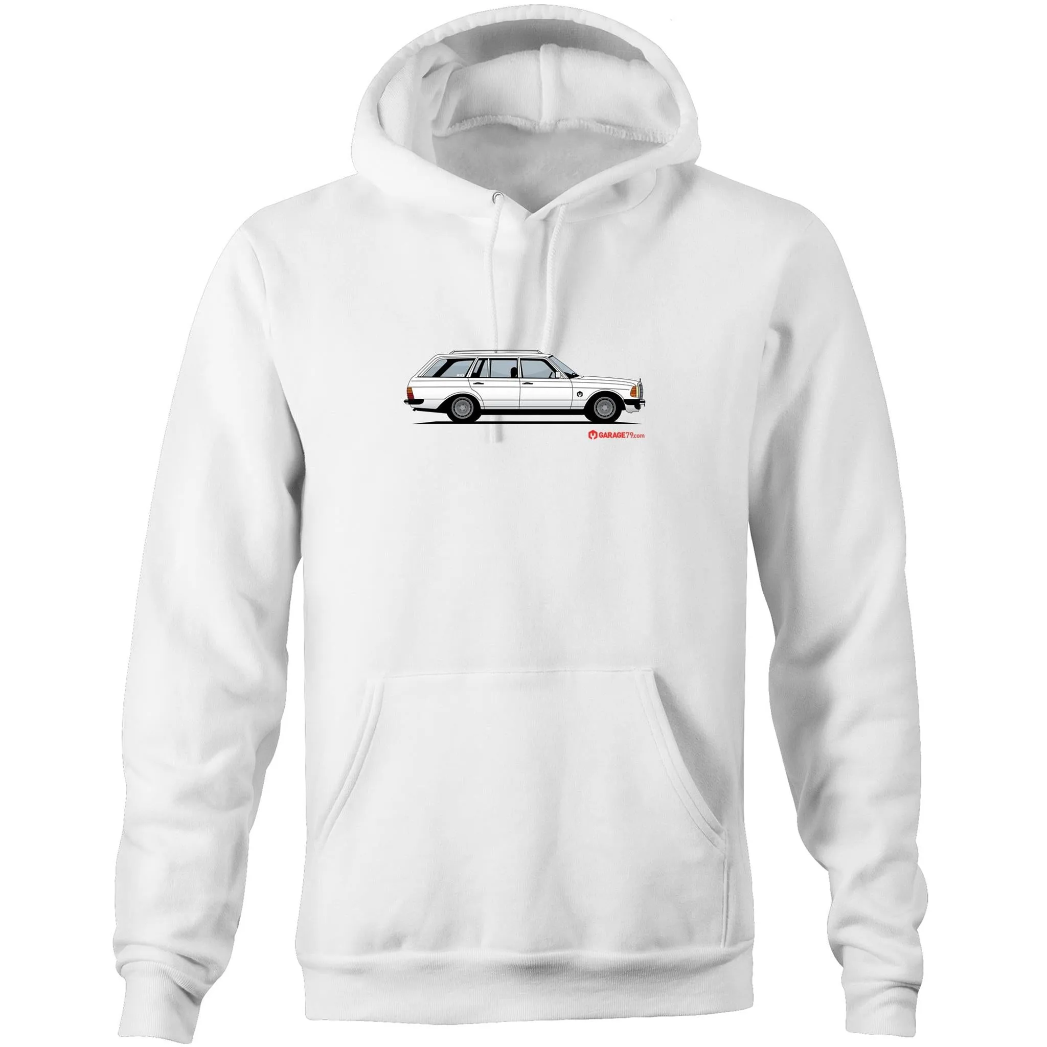 Mercedes Wagon Pocket Hoodie Sweatshirt