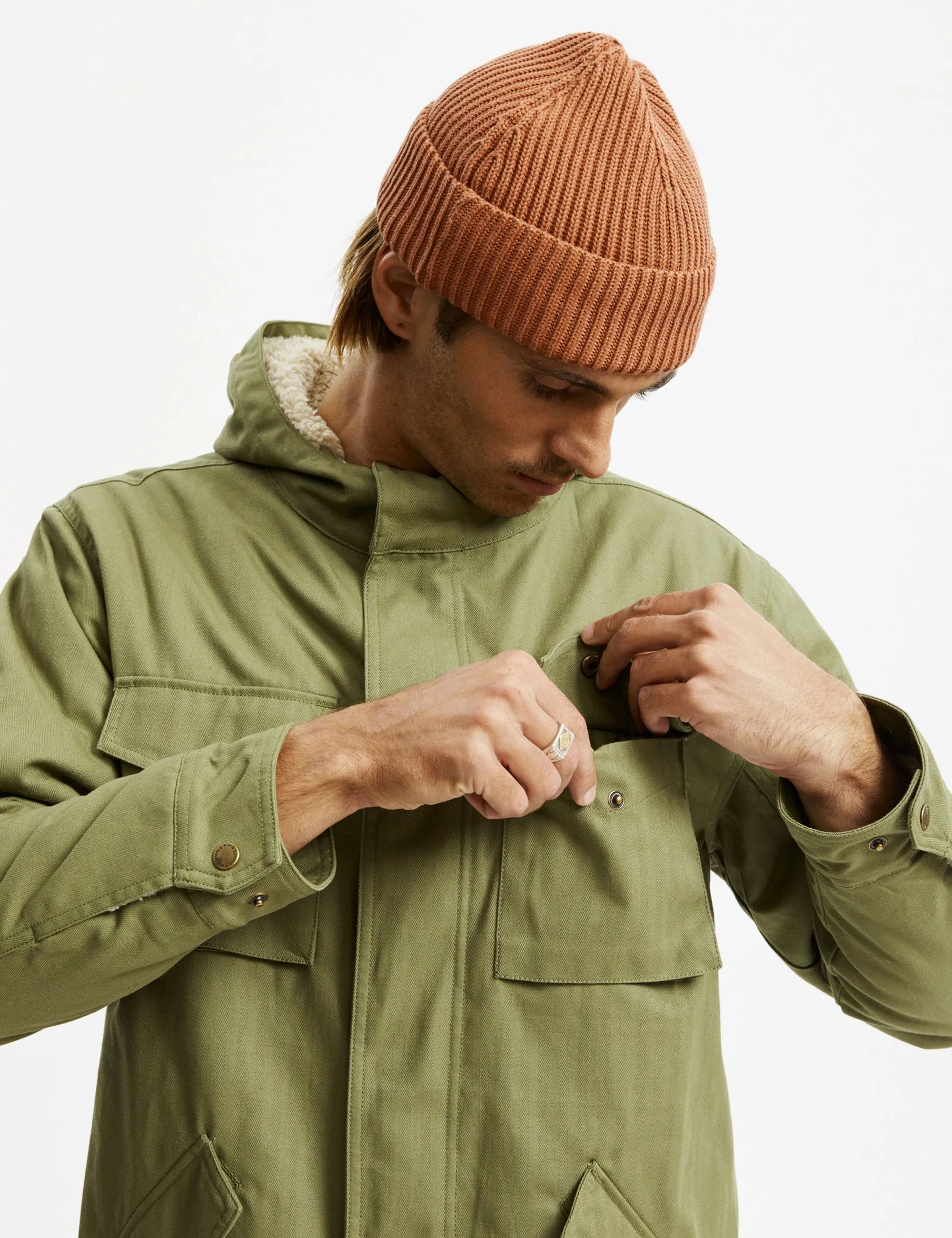 Mod Sherpa Jacket - Army