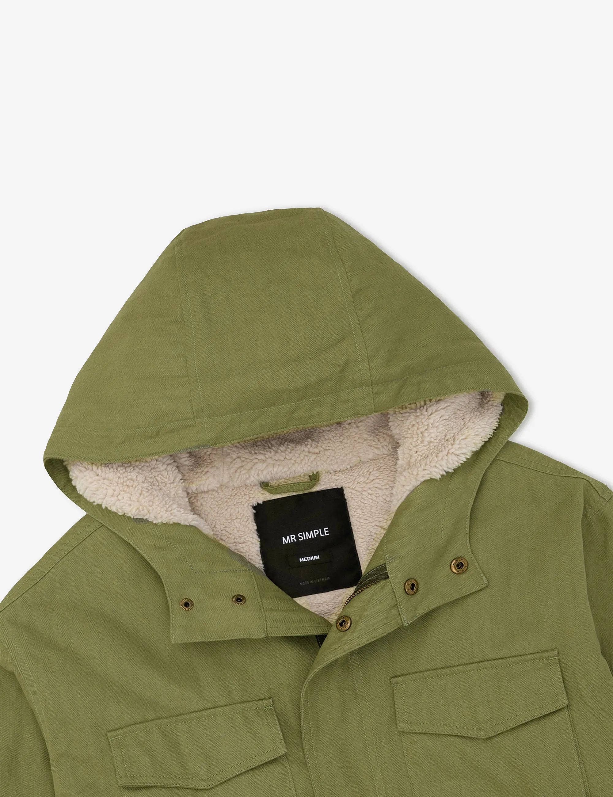 Mod Sherpa Jacket - Army