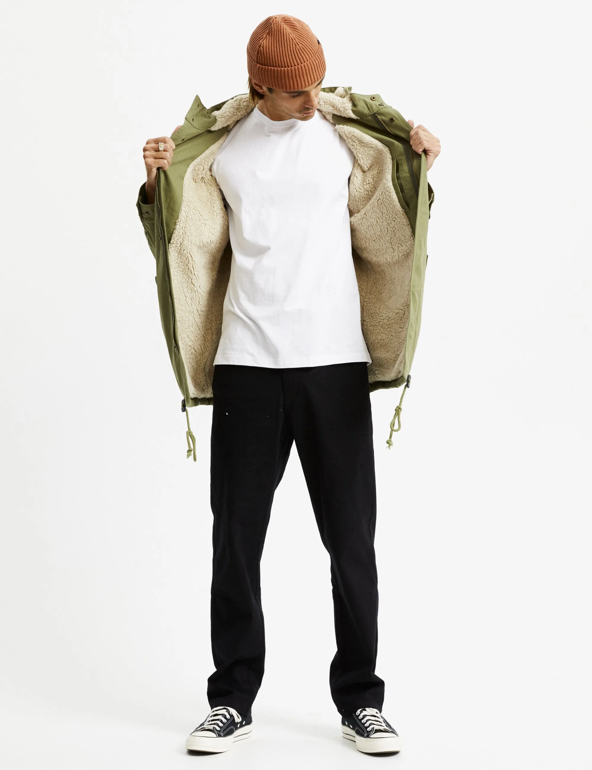 Mod Sherpa Jacket - Army