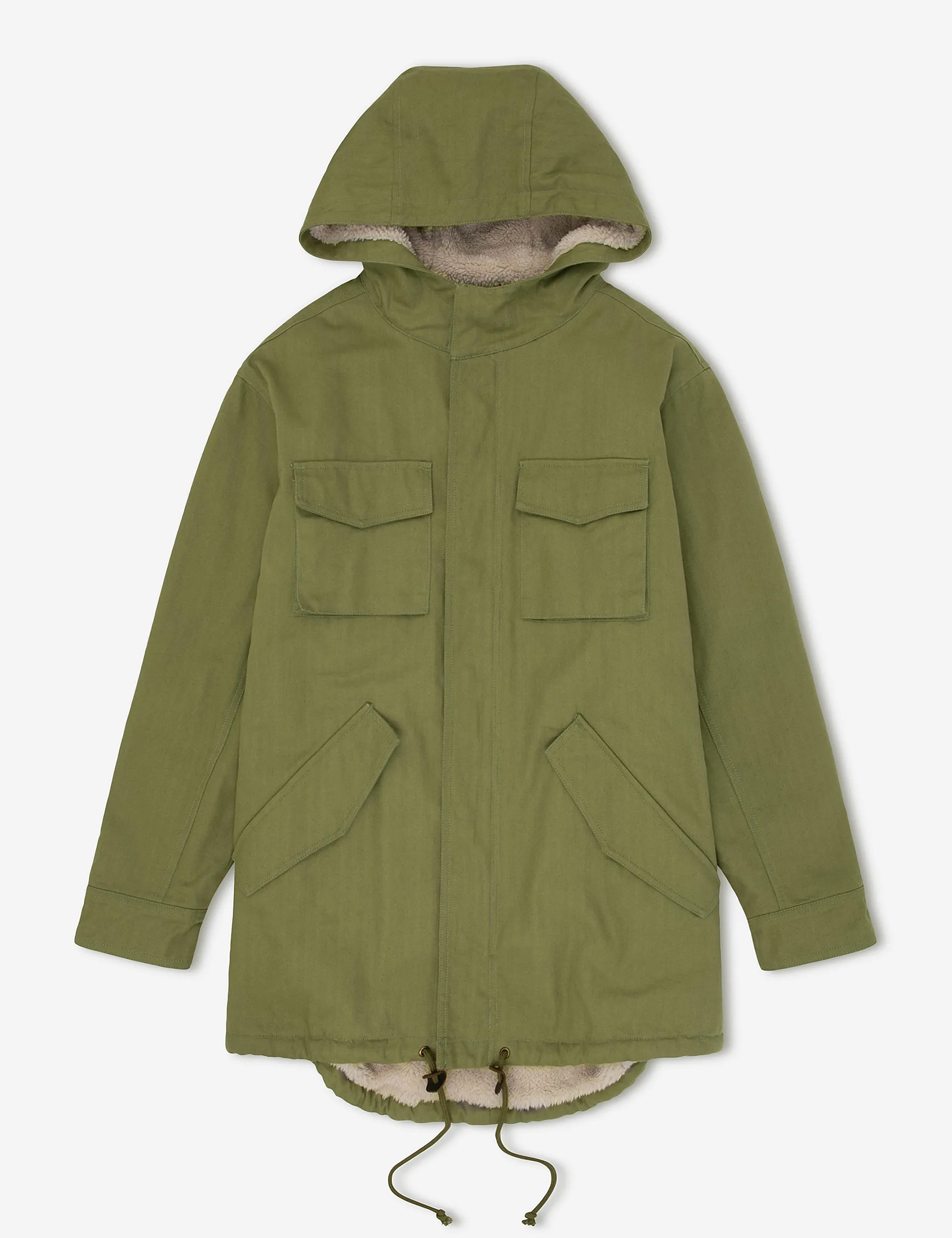 Mod Sherpa Jacket - Army