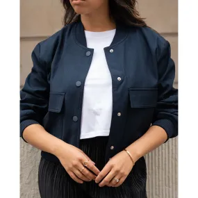 Navy Bomber Jacket