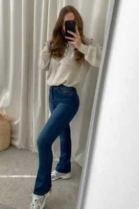 NMSallie Shape Jeans - Medium Blå Denim