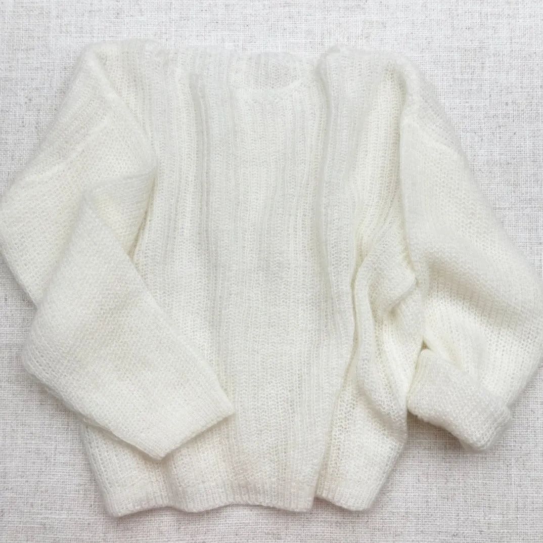 Oversized wool pullover sweater | Women’s knitwear