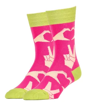 Peace and Love Socks