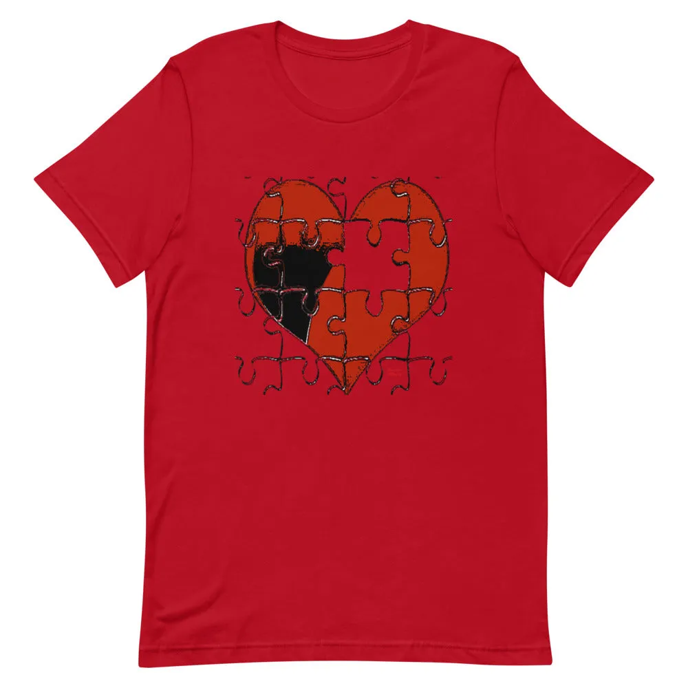 Pieces of me (Red) Short-Sleeve Unisex T-Shirt