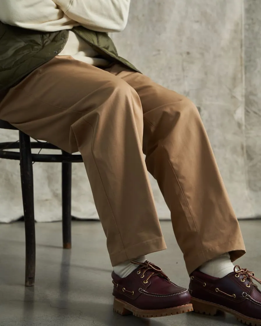 Pleat Twill Chino Pants