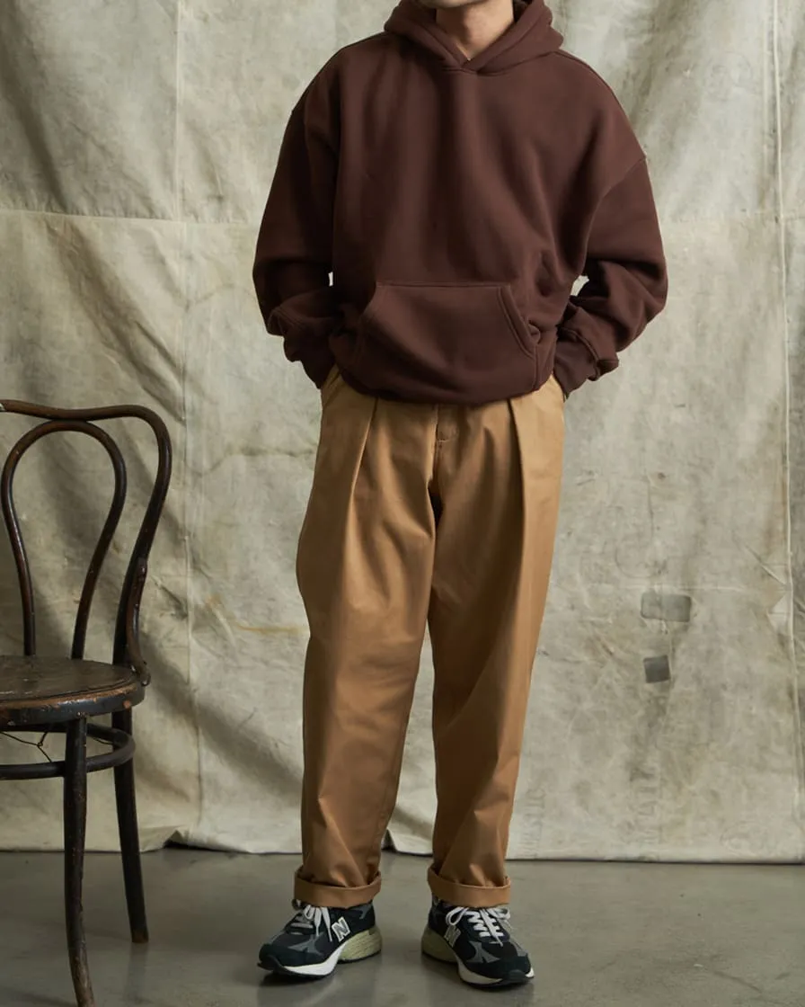 Pleat Twill Chino Pants