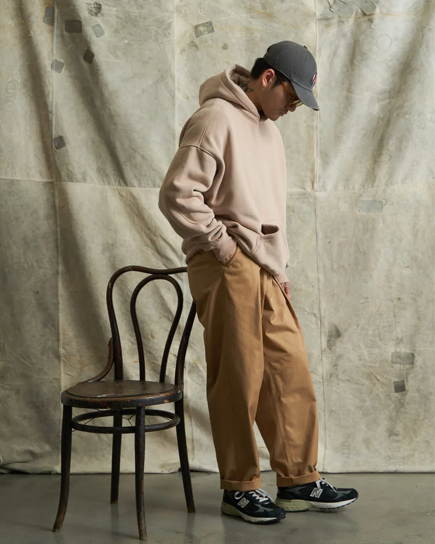 Pleat Twill Chino Pants