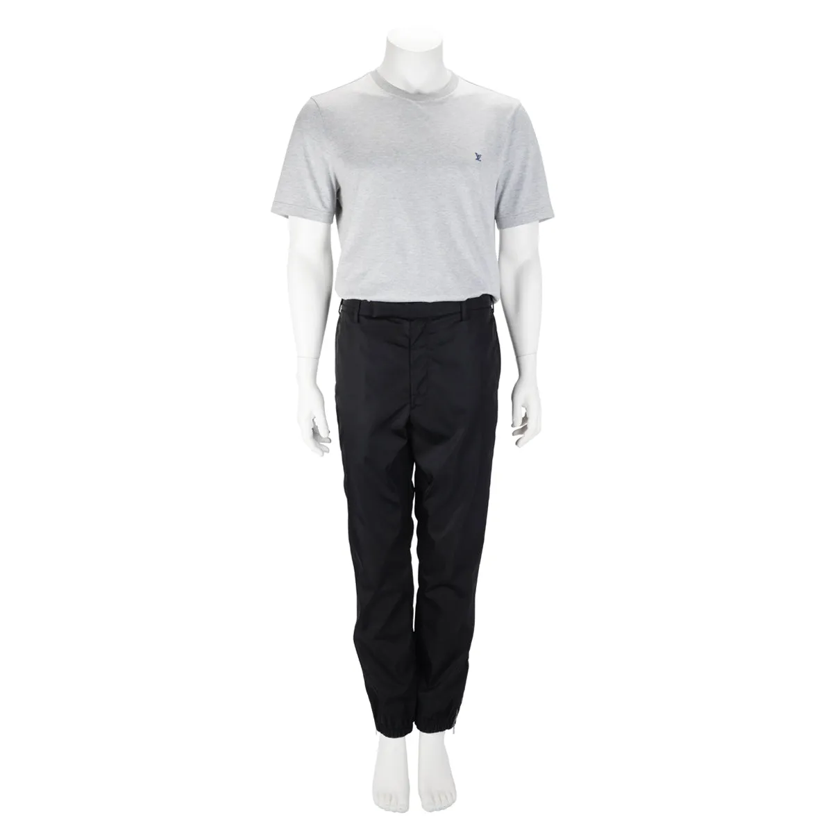 Prada Black Re-Nylon Trousers IT 48