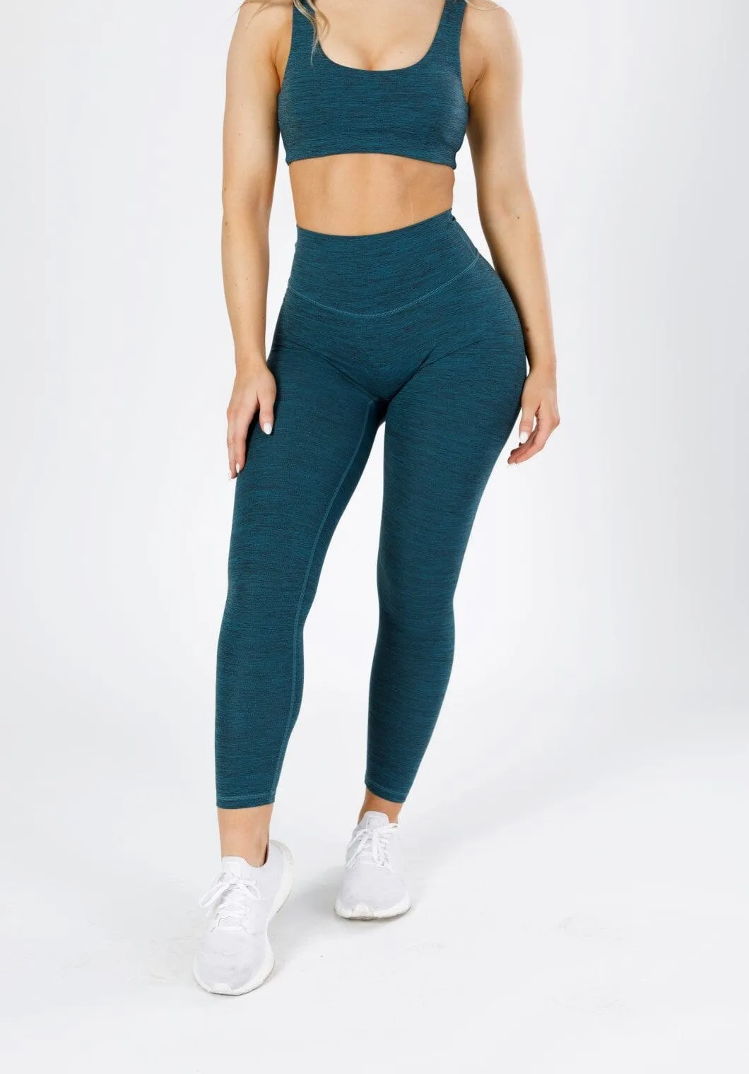 Reluna Spacedye Original Sculptseam™ Legging Green Static