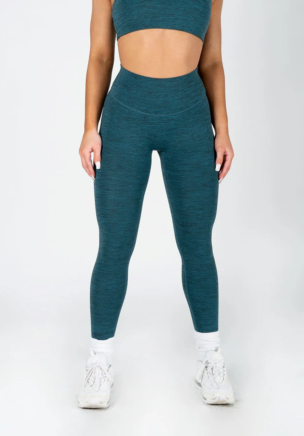 Reluna Spacedye Original Sculptseam™ Legging Green Static