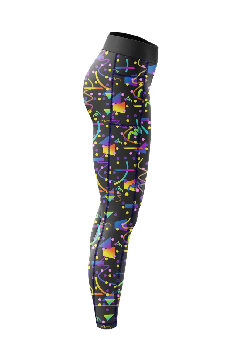 ''Retro party'' leggings