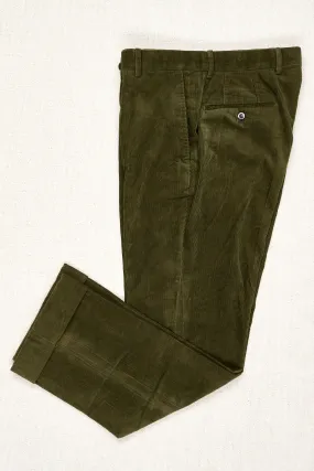 Ring Jacket Olive Cotton Corduroy Trousers