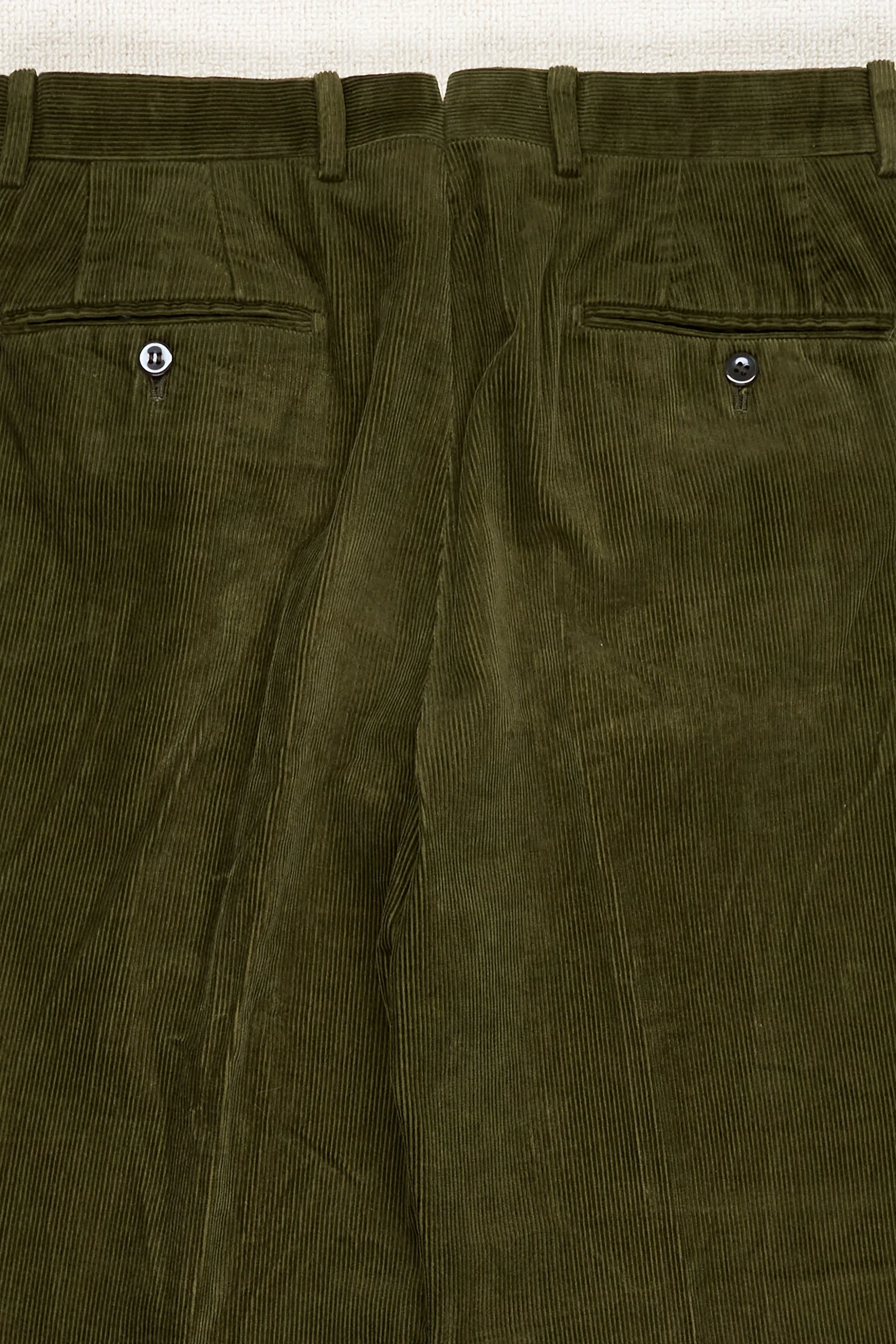 Ring Jacket Olive Cotton Corduroy Trousers