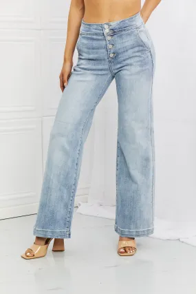 RISEN, Full Size Wide Flare Jeans