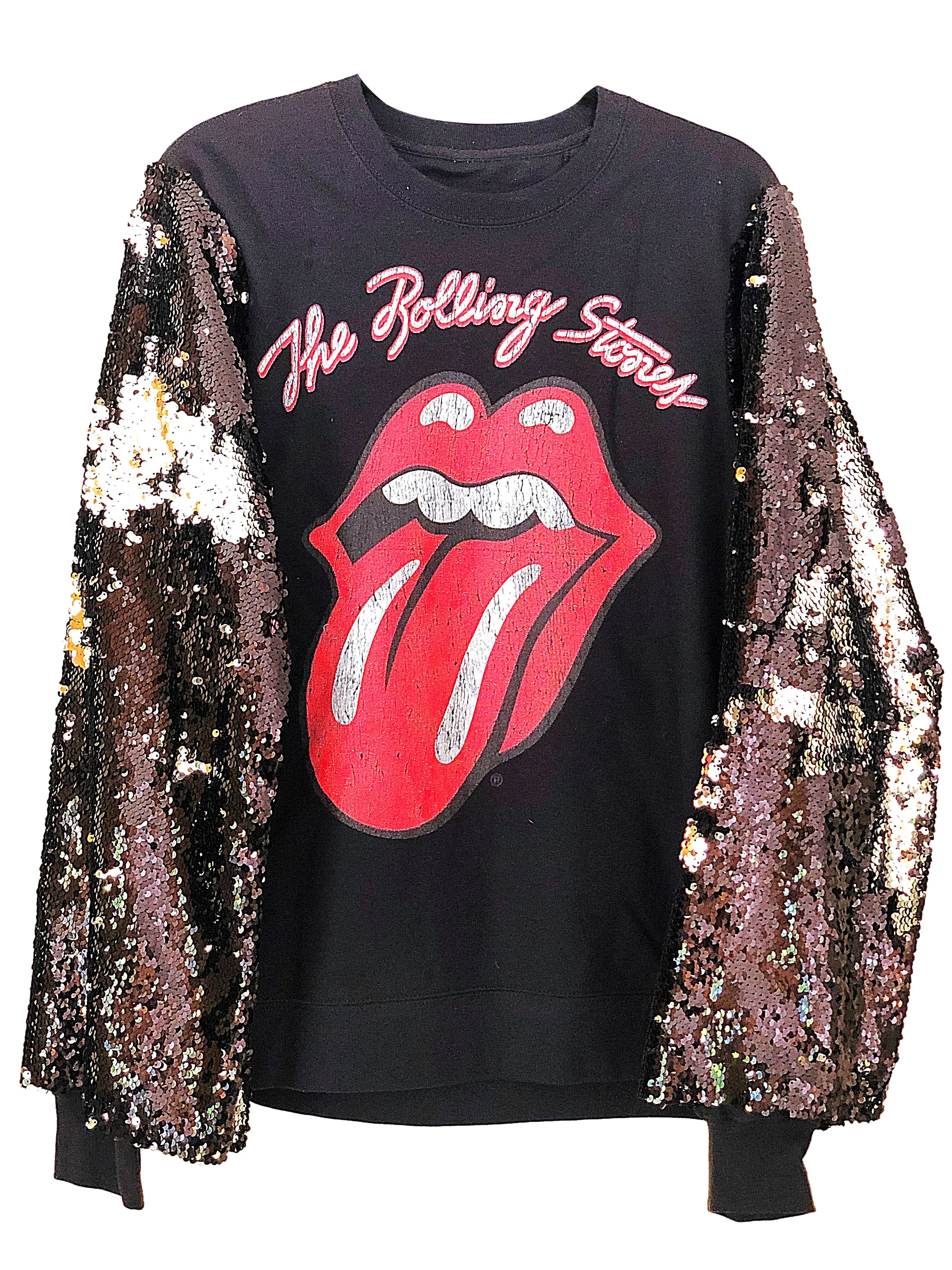 ROLLING STONES Sequin Sweat Shirt