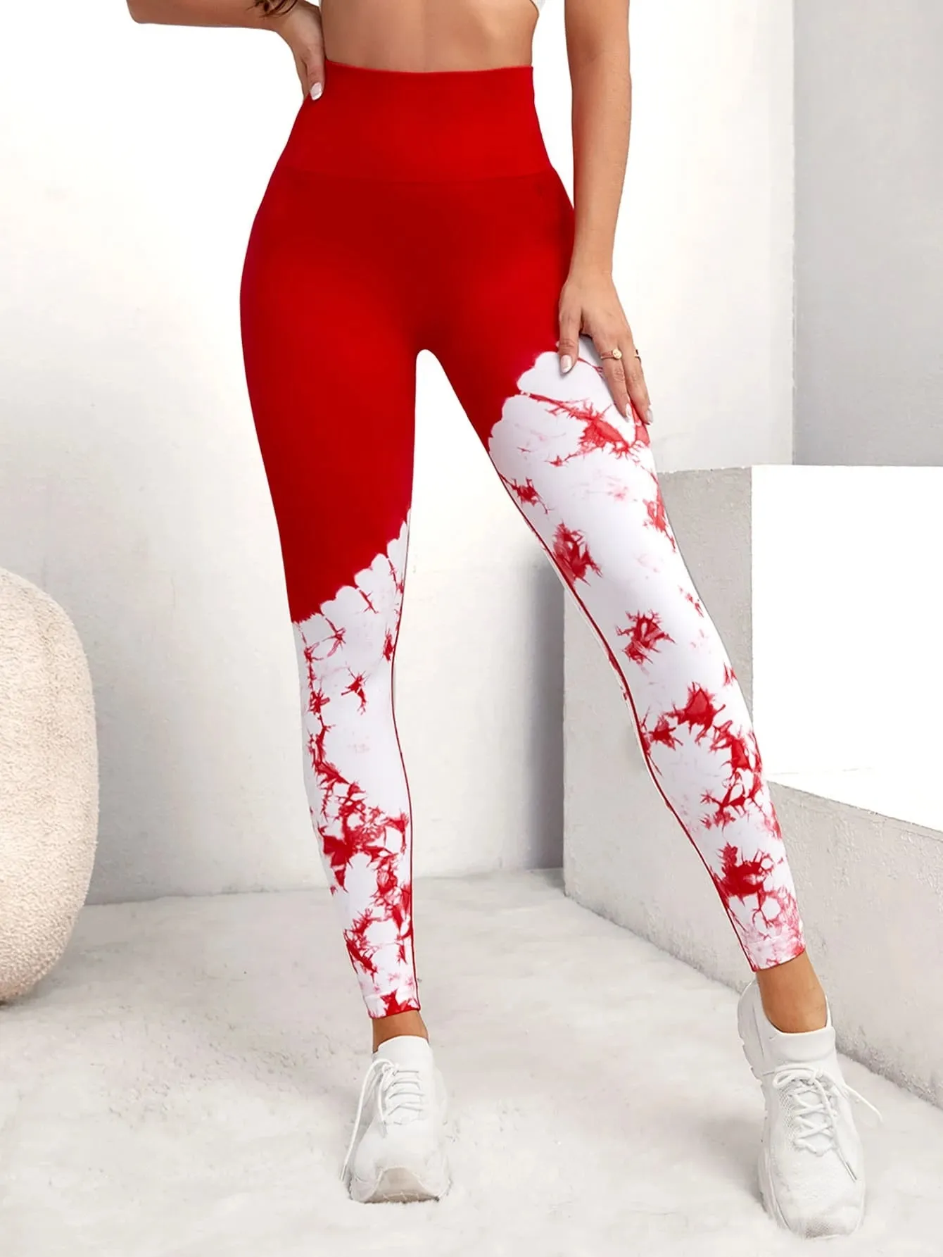 Sandra Colorblock Scrunch Leggings