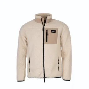 Sherpa Fleece Jacket for Men (Off-White)