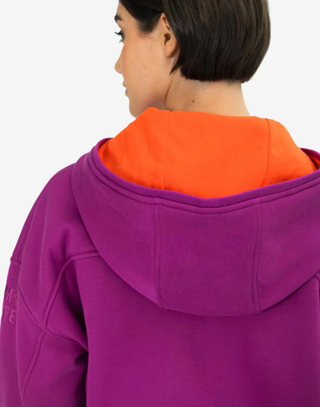 Sierra Fleece Zip Hoodie in Very Berry