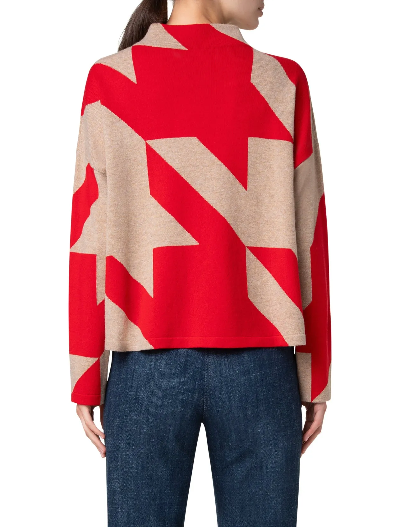 Sweater - Caramel/Red