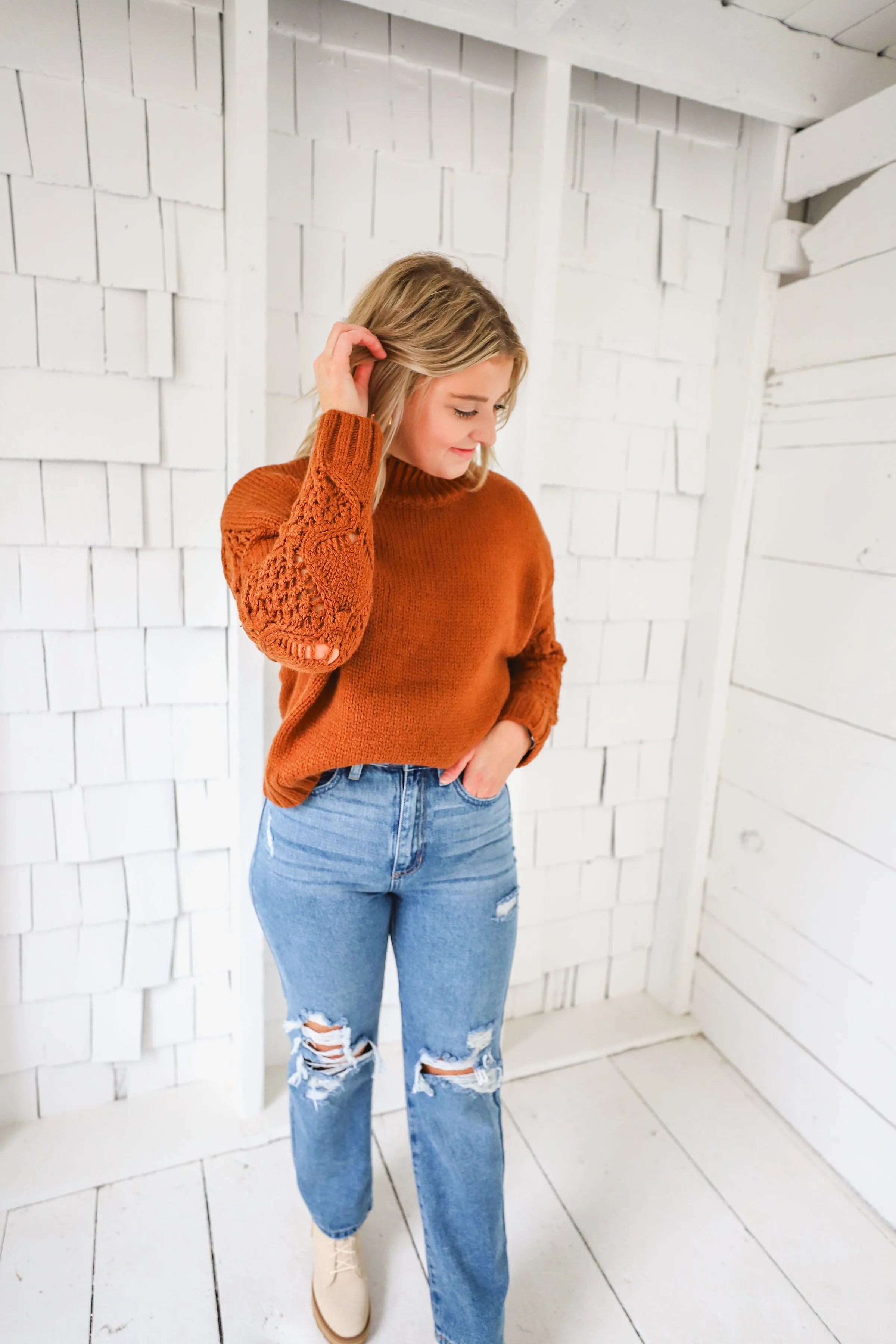 The Brigitta Chunky Knit Sweater